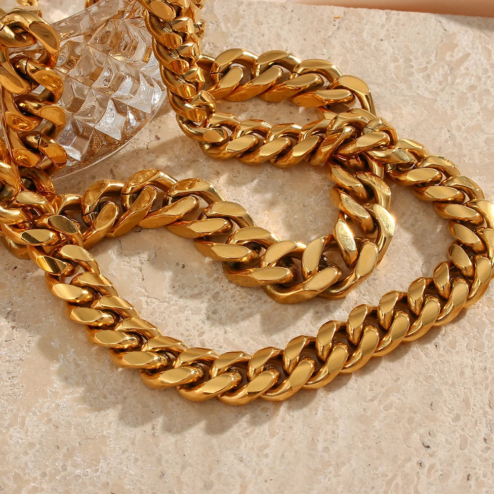 Chunky Gold Plated Chain - RusHush