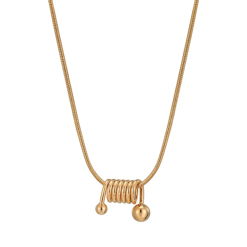 Minimalism Coil Shape Necklace