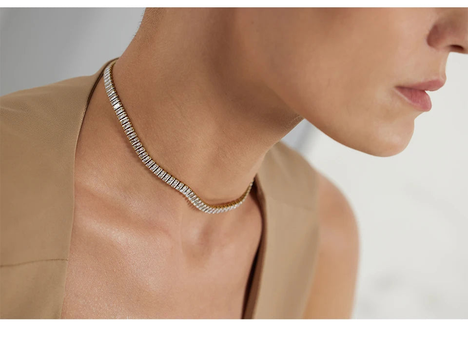 Luxury Stone - Studded Choker Necklace