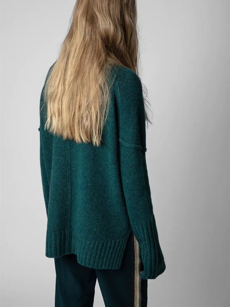 Women Turtleneck Sweater - RusHush