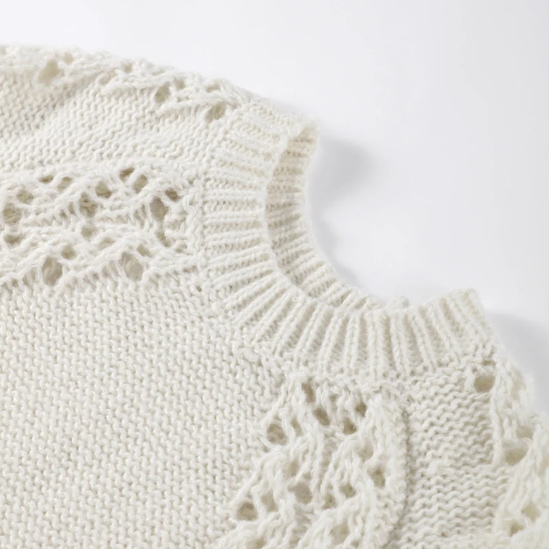 Cable Knit Sweater with Side Tie - Perfect for Western Summer Vibes