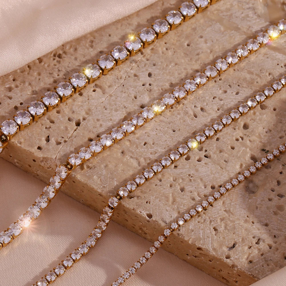 Stone Studded Chain Necklace