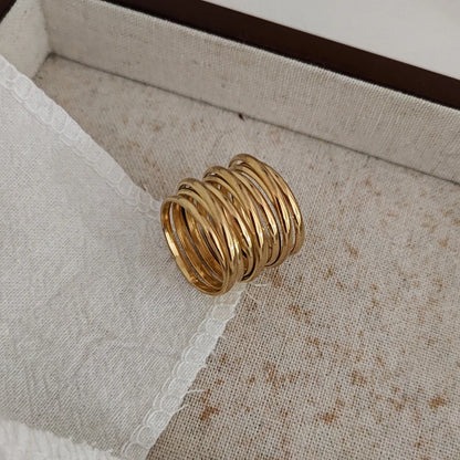 Spiral Multi-layered Ring - RusHush