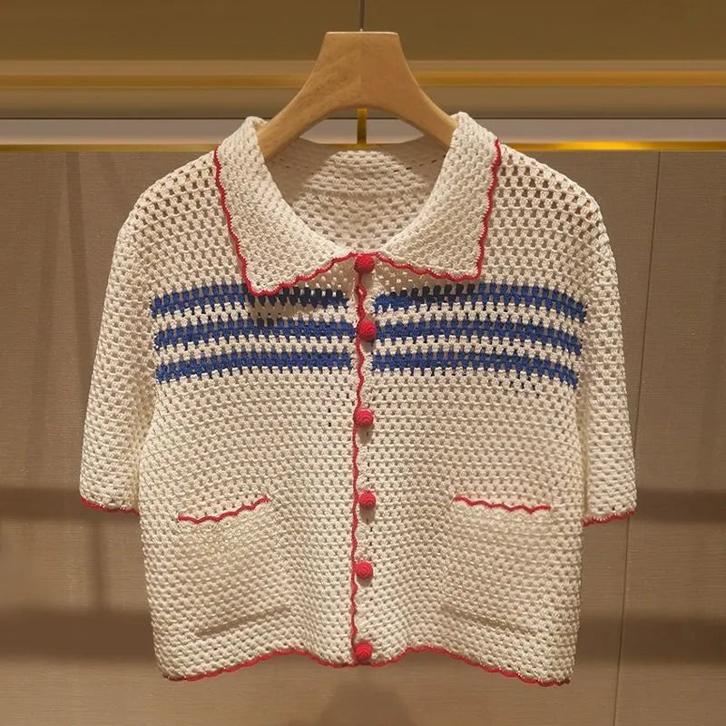 Knitted Ribbed Shirt - RusHush